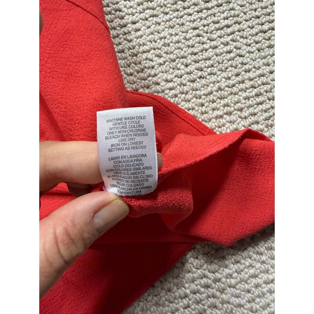 Be by CHETTA Mini Tank Dress Womens 12 Red Sleeveless A-Line Stretch Casual - Picture 6 of 6